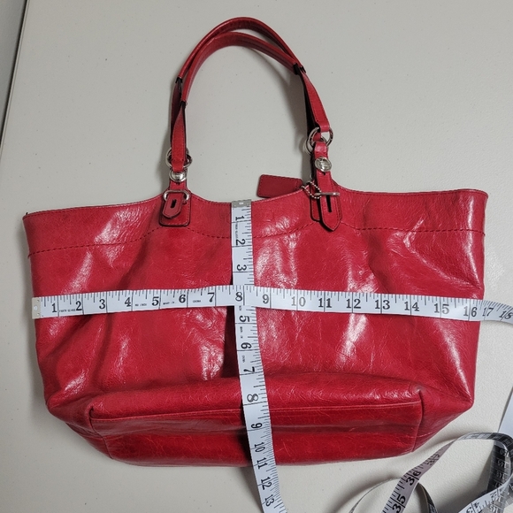 Coach Leather Handmade Tote Shouder Handbag #Z23984. - Picture 16 of 16